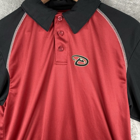 Arizona Diamondbacks S/S Polo Mens L MLB‎ Golf Shirt Embroidered Vintage Logo - Picture 4 of 7